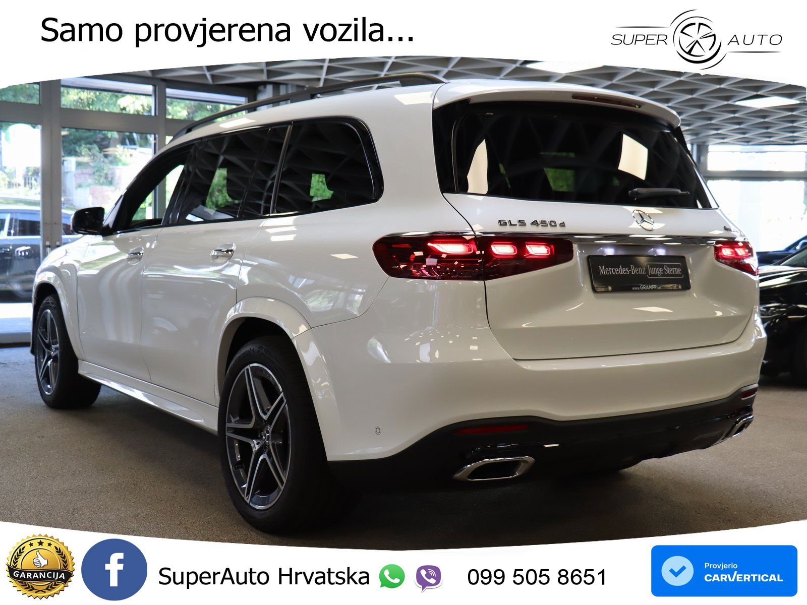 Mercedes-Benz GLS GLS 450d EQ Boost 4MATIC 9G-TRONIC AMG ZRAČNI+ACC+GR SJED+360+PANO