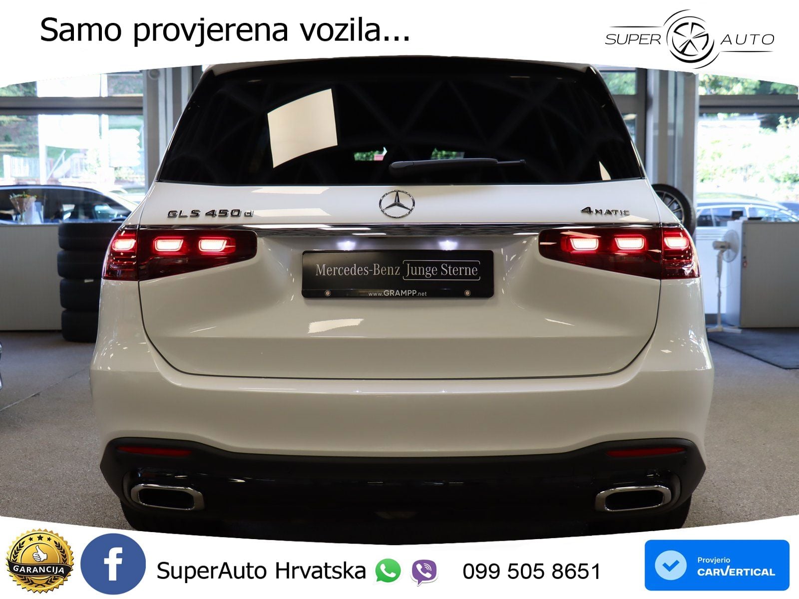 Mercedes-Benz GLS GLS 450d EQ Boost 4MATIC 9G-TRONIC AMG ZRAČNI+ACC+GR SJED+360+PANO