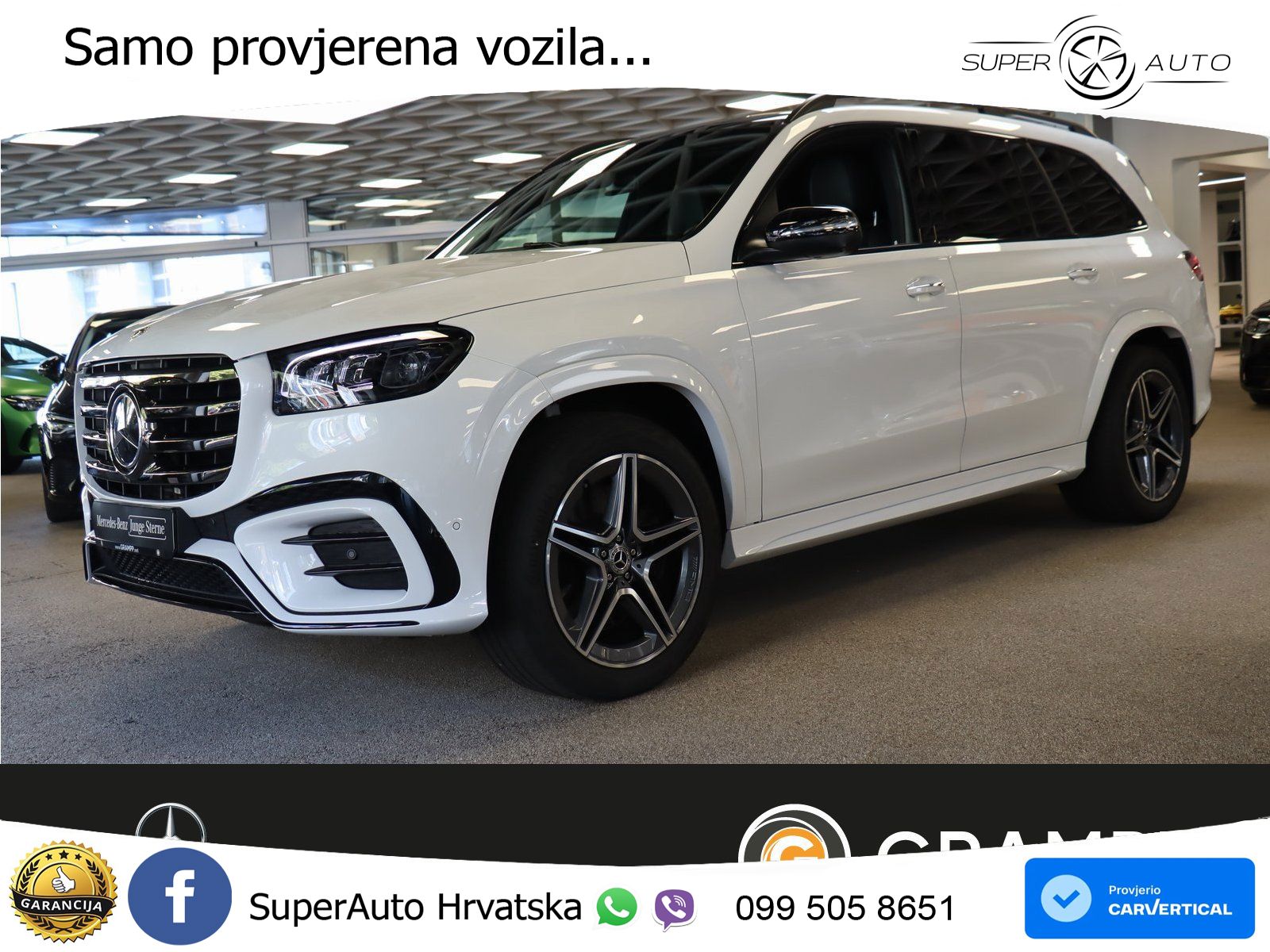 Mercedes-Benz GLS GLS 450d EQ Boost 4MATIC 9G-TRONIC AMG ZRAČNI+ACC+GR SJED+360+PANO