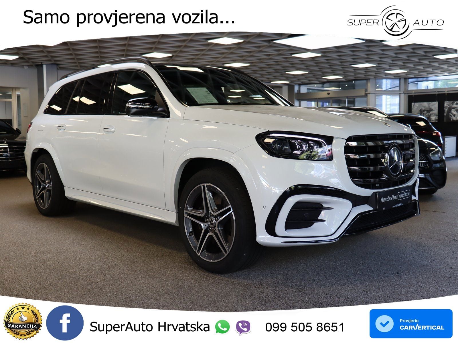 Mercedes-Benz GLS GLS 450d EQ Boost 4MATIC 9G-TRONIC AMG ZRAČNI+ACC+GR SJED+360+PANO