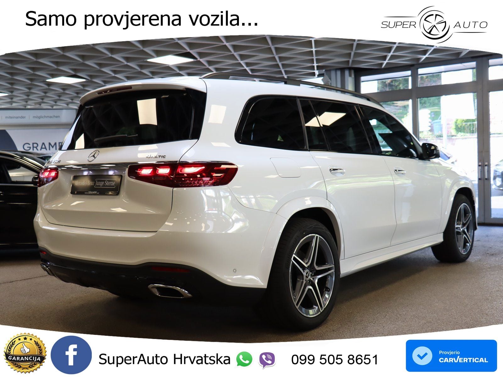Mercedes-Benz GLS GLS 450d EQ Boost 4MATIC 9G-TRONIC AMG ZRAČNI+ACC+GR SJED+360+PANO