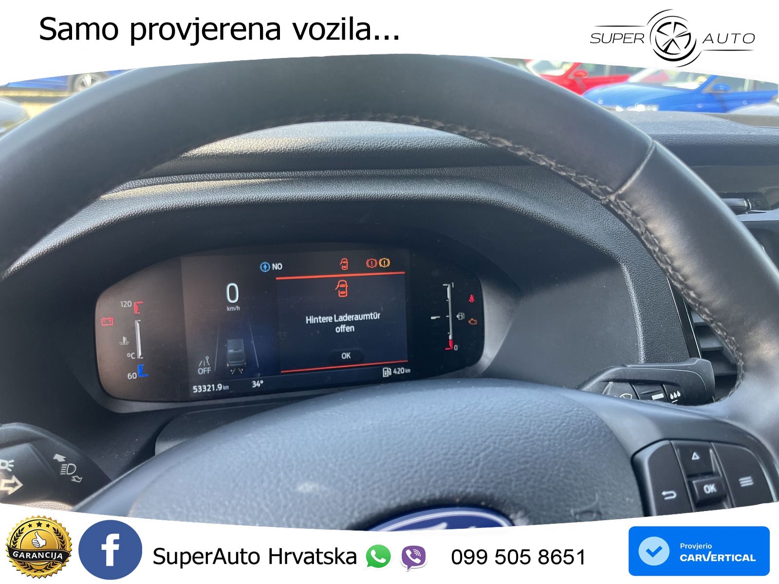 Ford Transit 2,0 TDCi + Klima + Kamera + 131 KS
