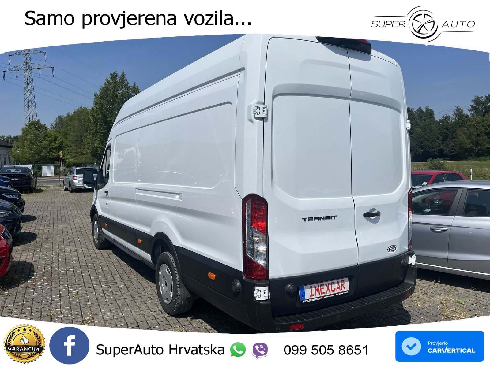 Ford Transit 2,0 TDCi + Klima + Kamera + 131 KS