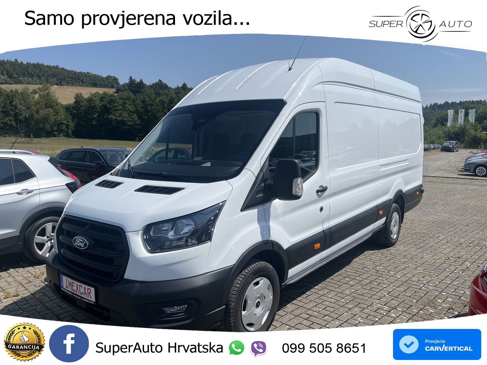 Ford Transit 2,0 TDCi + Klima + Kamera + 131 KS