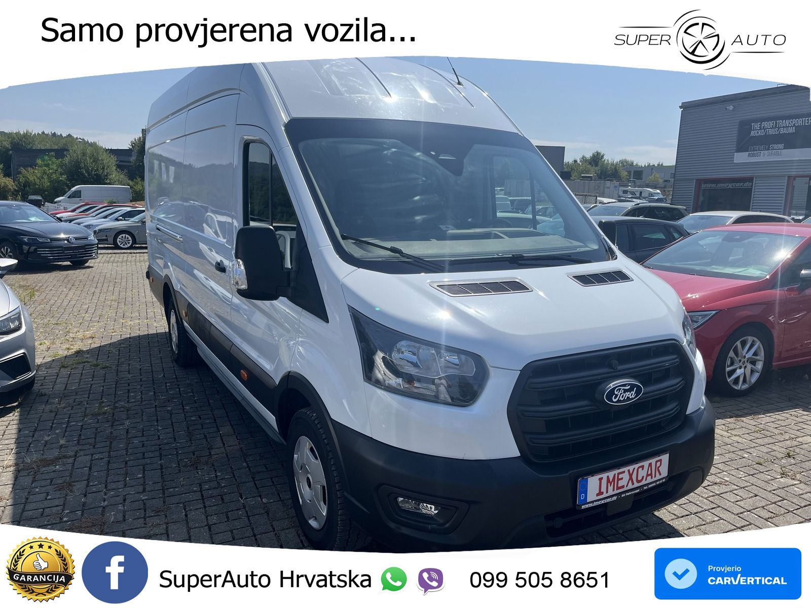 Ford Transit 2,0 TDCi + Klima + Kamera + 131 KS