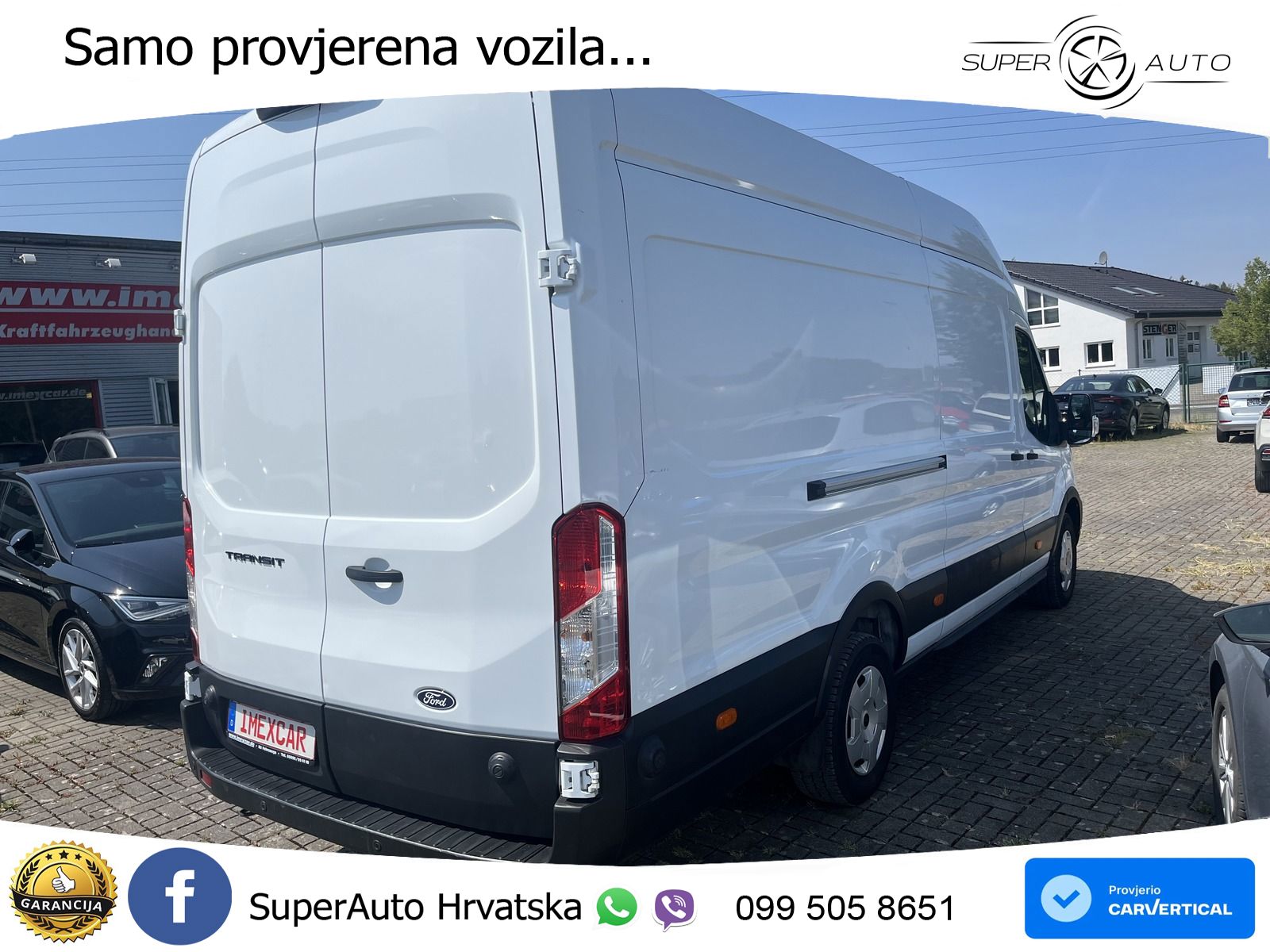 Ford Transit 2,0 TDCi + Klima + Kamera + 131 KS