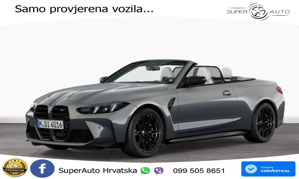 BMW M4 Convertible Competition 3.0 (530 KS) xDrive Steptronic LED+GR SJED+ACC