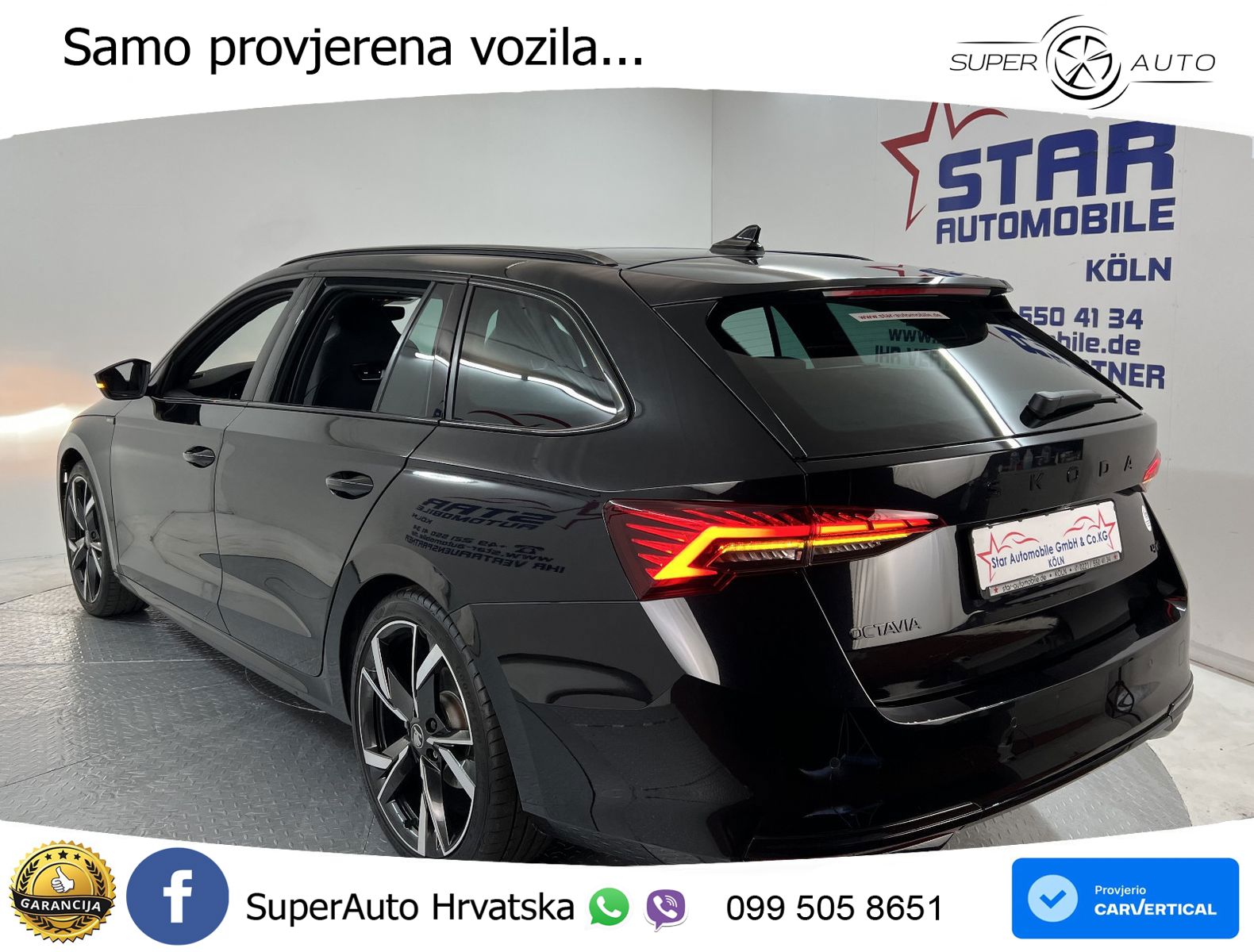 Škoda Octavia Combi 2.0 TSI (204 KS) 4x4 DSG SportLine LED+GR SJED+ACC