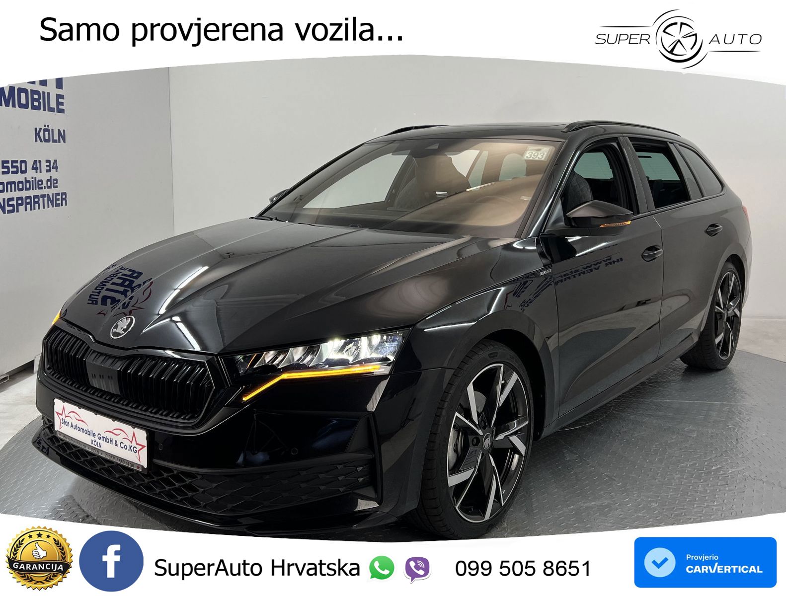 Škoda Octavia Combi 2.0 TSI (204 KS) 4x4 DSG SportLine LED+GR SJED+ACC