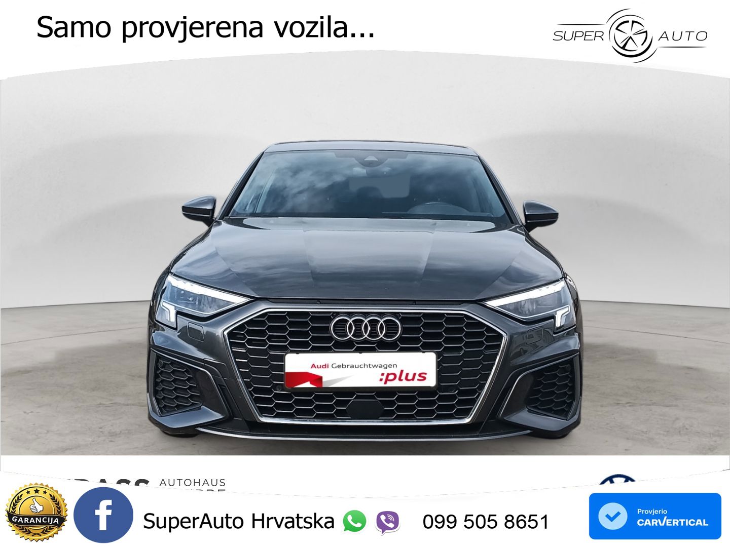 Audi A3 Limuzina 35 TFSI (150 KS) S tronic S line LED+GR SJED+ACC