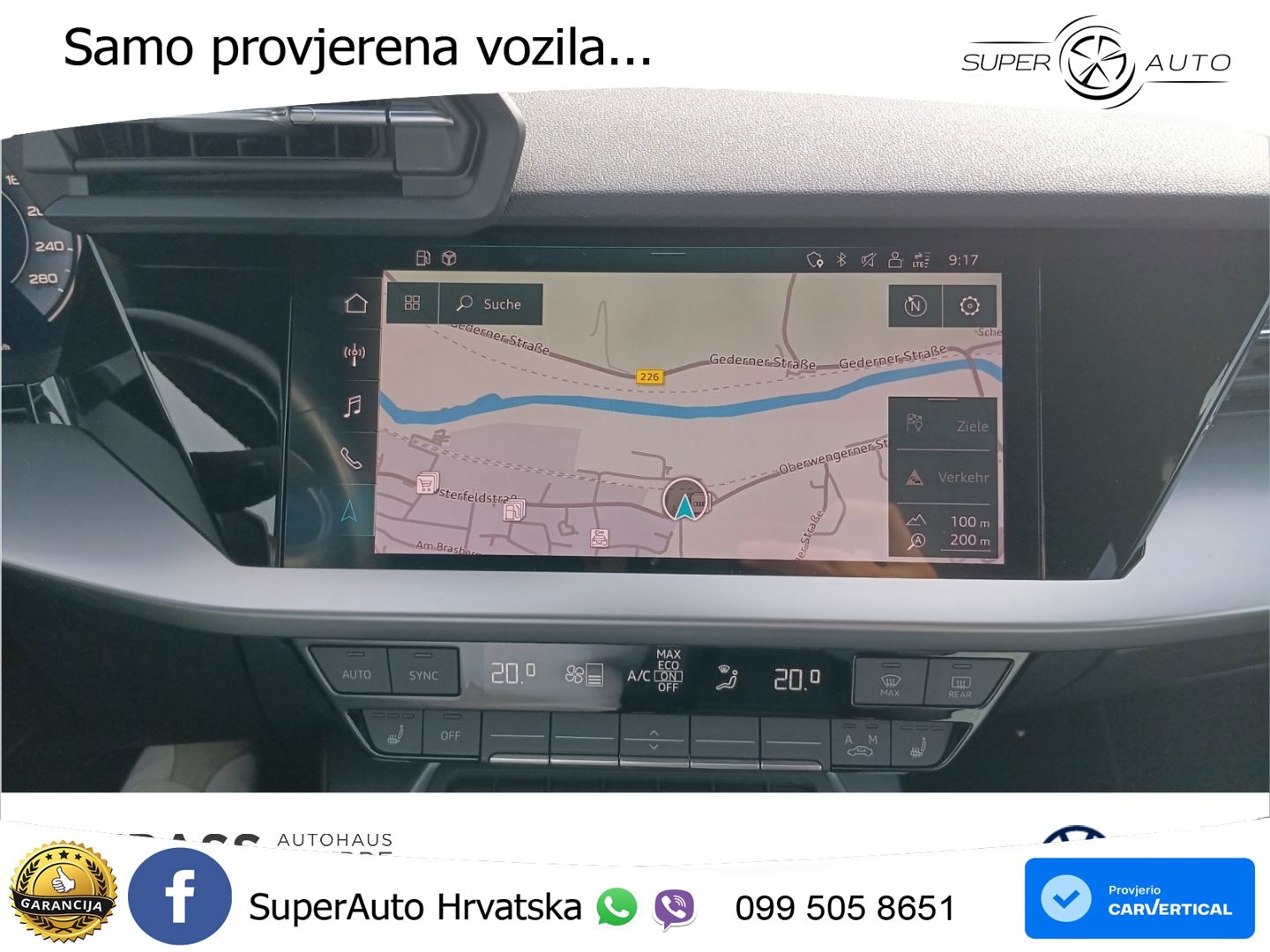 Audi A3 Limuzina 35 TFSI (150 KS) S tronic S line LED+GR SJED+ACC