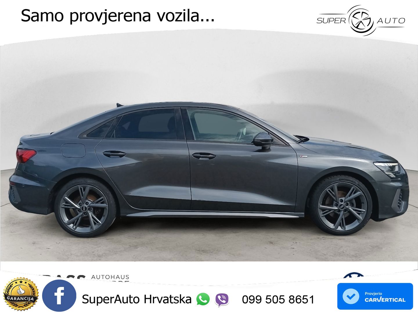 Audi A3 Limuzina 35 TFSI (150 KS) S tronic S line LED+GR SJED+ACC