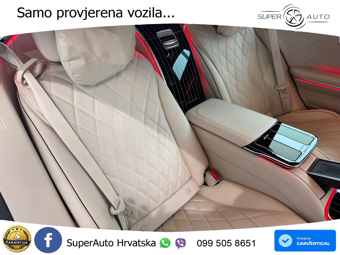 Mercedes S 580 V8 (537 KS) EQ Boost 4MATIC 9G-TRONIC AMG ZRAČNI+ACC+GR SJED+KAM+PANO