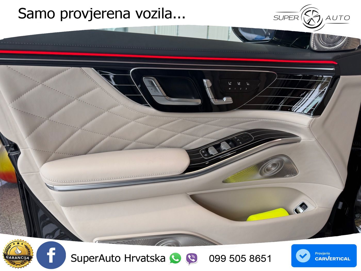 Mercedes S 580 V8 (537 KS) EQ Boost 4MATIC 9G-TRONIC AMG ZRAČNI+ACC+GR SJED+KAM+PANO