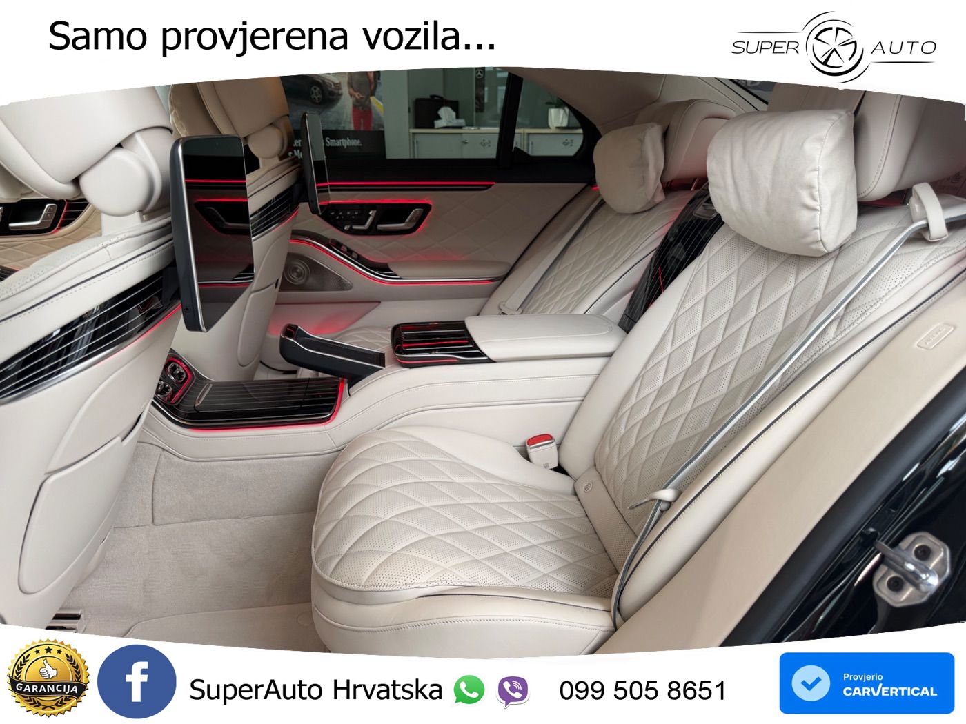 Mercedes S 580 V8 (537 KS) EQ Boost 4MATIC 9G-TRONIC AMG ZRAČNI+ACC+GR SJED+KAM+PANO