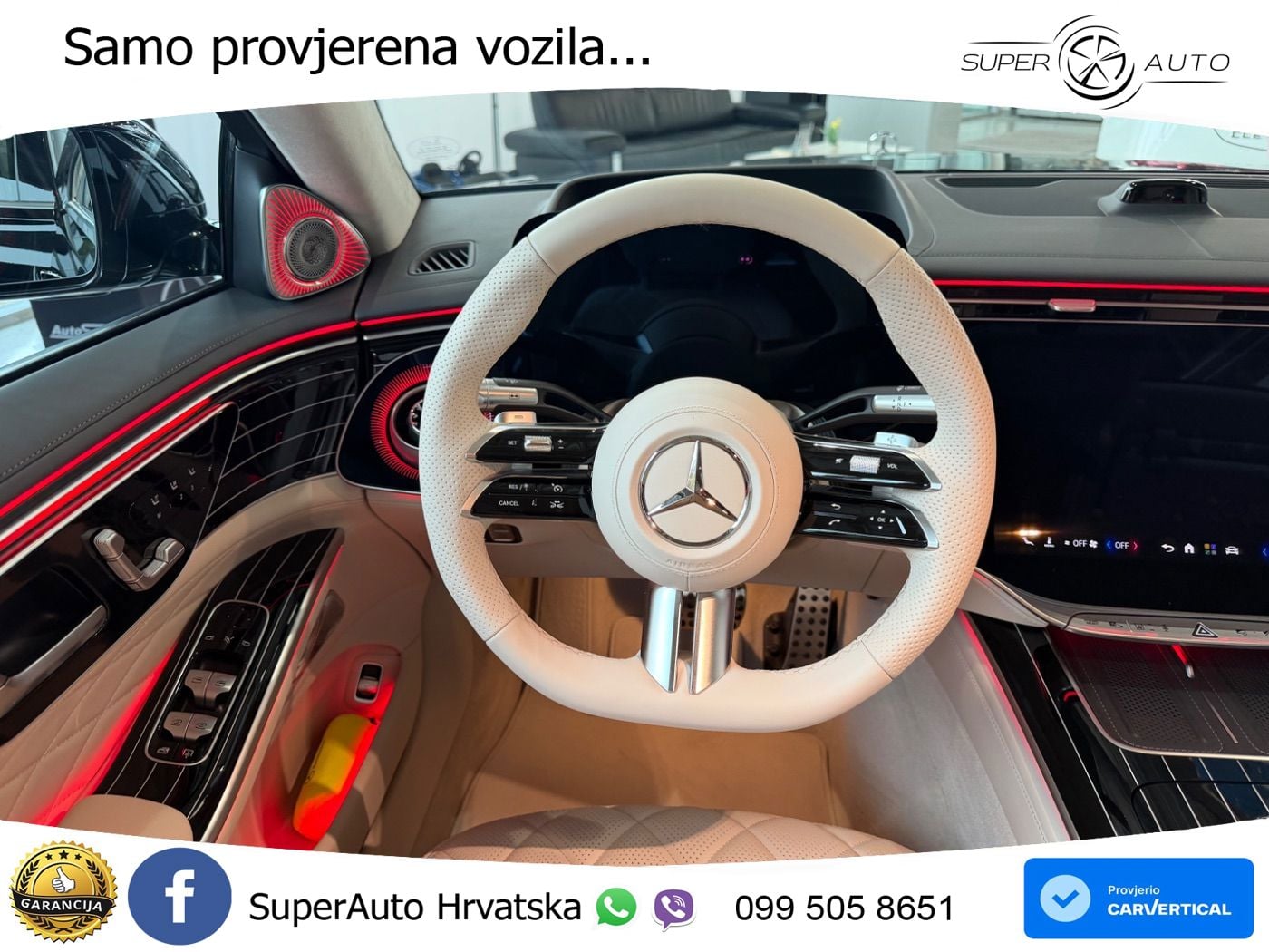 Mercedes S 580 V8 (537 KS) EQ Boost 4MATIC 9G-TRONIC AMG ZRAČNI+ACC+GR SJED+KAM+PANO