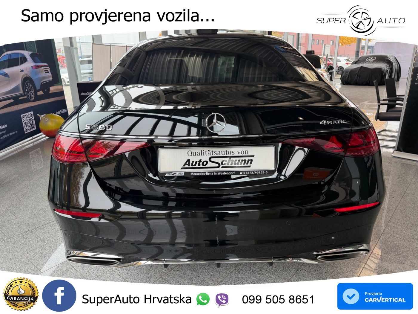 Mercedes S 580 V8 (537 KS) EQ Boost 4MATIC 9G-TRONIC AMG ZRAČNI+ACC+GR SJED+KAM+PANO
