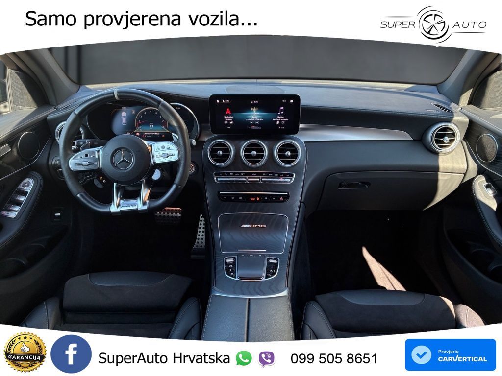 Mercedes GLC Coupe AMG 63 S V8 (510 KS) 4MATIC+ MCT ZRAČNI+ACC+GR SJED+KAM