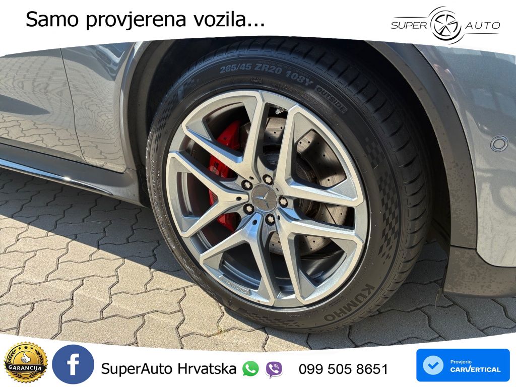 Mercedes GLC Coupe AMG 63 S V8 (510 KS) 4MATIC+ MCT ZRAČNI+ACC+GR SJED+KAM