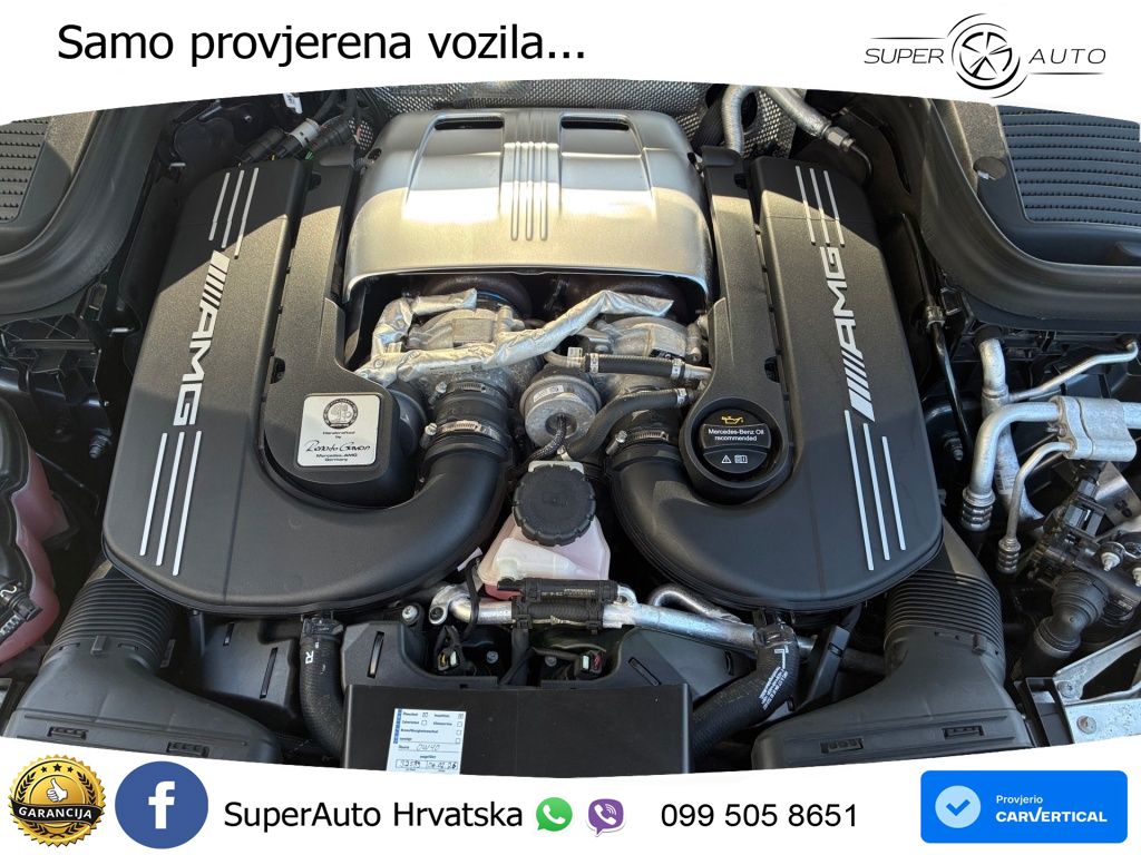 Mercedes GLC Coupe AMG 63 S V8 (510 KS) 4MATIC+ MCT ZRAČNI+ACC+GR SJED+KAM