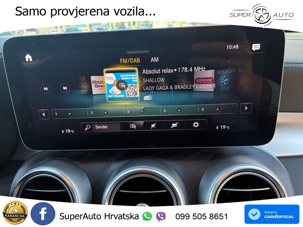 Mercedes GLC Coupe AMG 63 S V8 (510 KS) 4MATIC+ MCT ZRAČNI+ACC+GR SJED+KAM