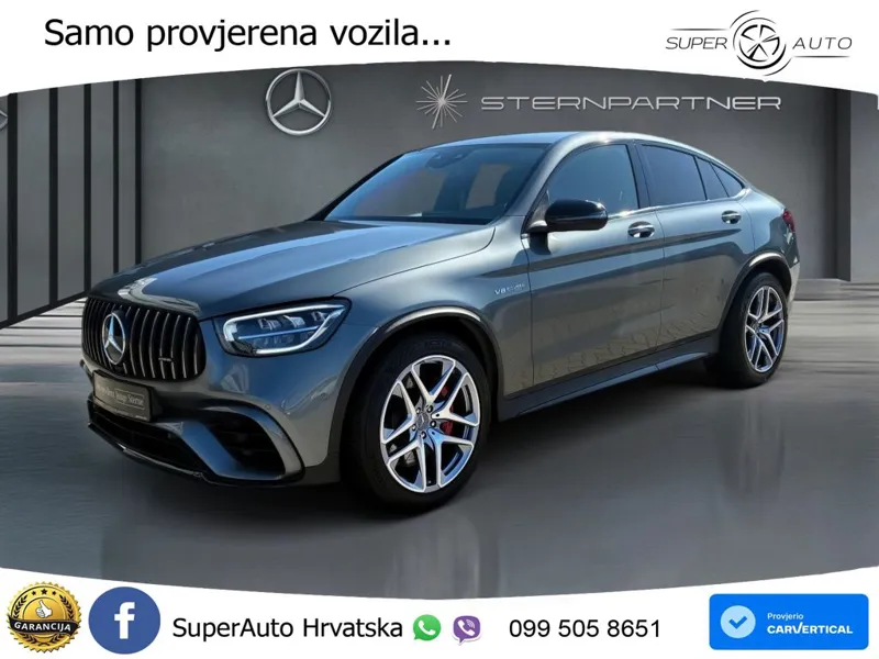 Mercedes GLC Coupe AMG 63 S V8 (510 KS) 4MATIC+ MCT ZRAČNI+ACC+GR SJED+KAM