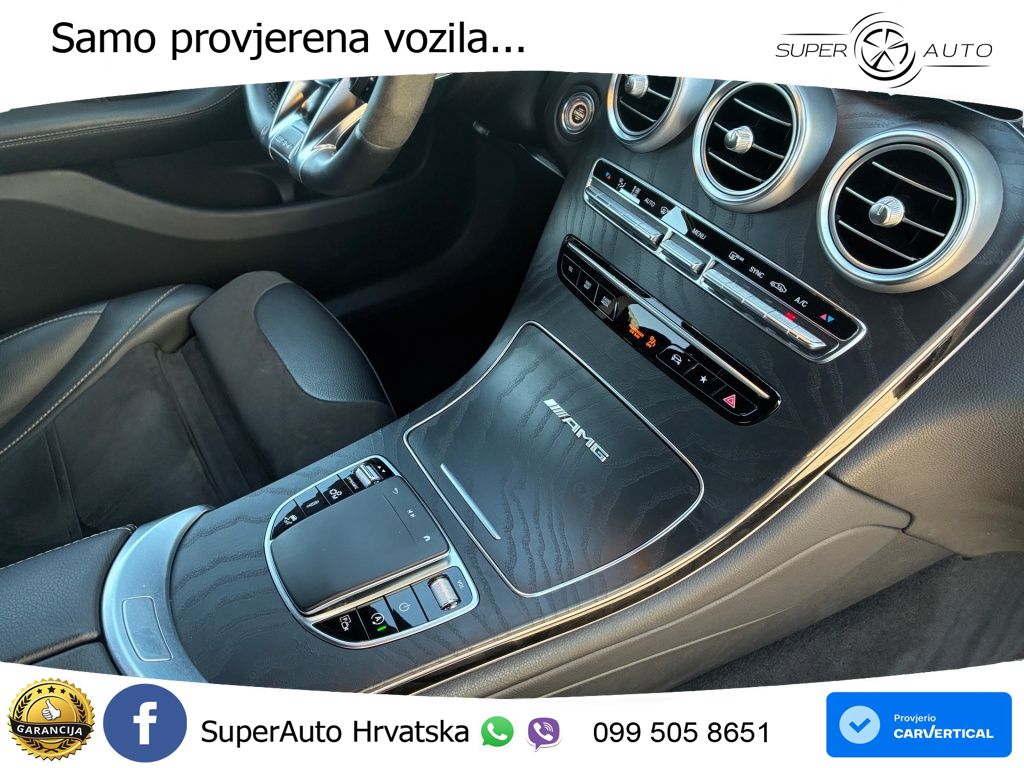 Mercedes GLC Coupe AMG 63 S V8 (510 KS) 4MATIC+ MCT ZRAČNI+ACC+GR SJED+KAM