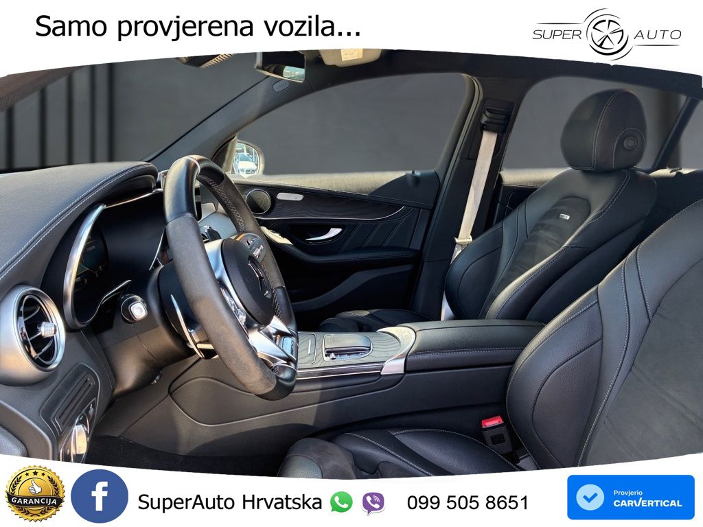 Mercedes GLC Coupe AMG 63 S V8 (510 KS) 4MATIC+ MCT ZRAČNI+ACC+GR SJED+KAM