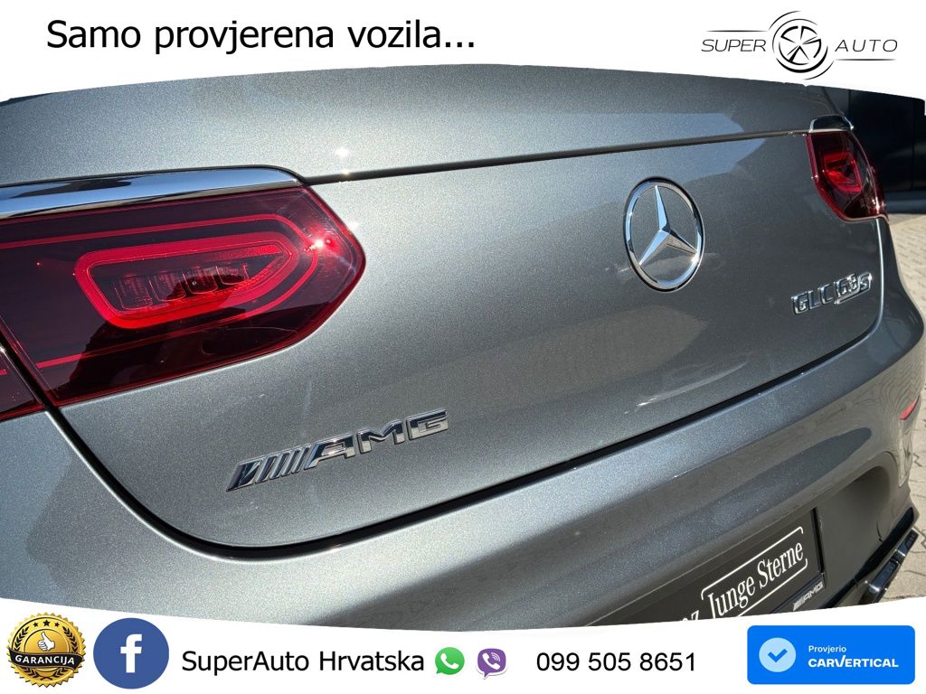Mercedes GLC Coupe AMG 63 S V8 (510 KS) 4MATIC+ MCT ZRAČNI+ACC+GR SJED+KAM