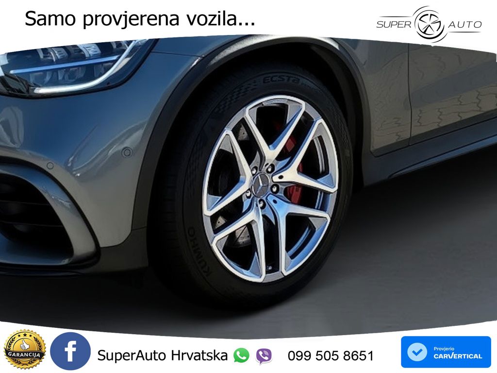 Mercedes GLC Coupe AMG 63 S V8 (510 KS) 4MATIC+ MCT ZRAČNI+ACC+GR SJED+KAM