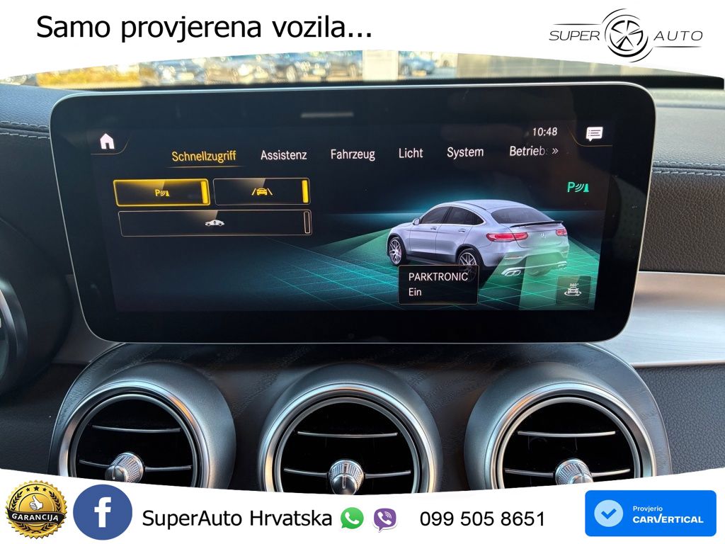 Mercedes GLC Coupe AMG 63 S V8 (510 KS) 4MATIC+ MCT ZRAČNI+ACC+GR SJED+KAM
