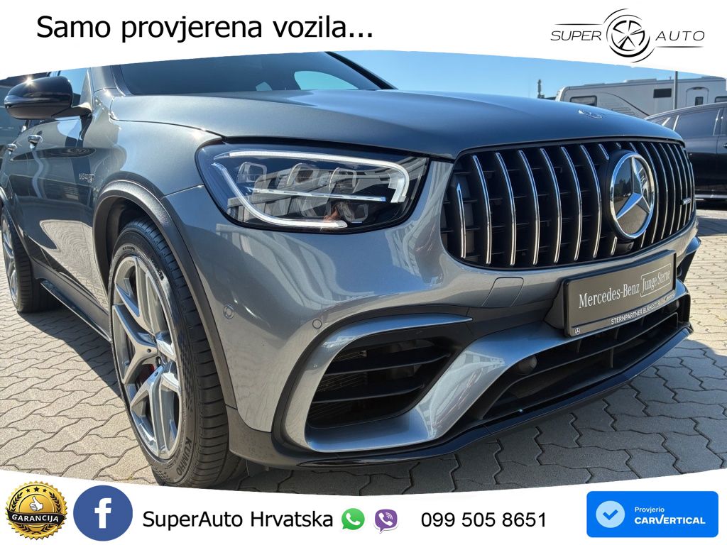 Mercedes GLC Coupe AMG 63 S V8 (510 KS) 4MATIC+ MCT ZRAČNI+ACC+GR SJED+KAM
