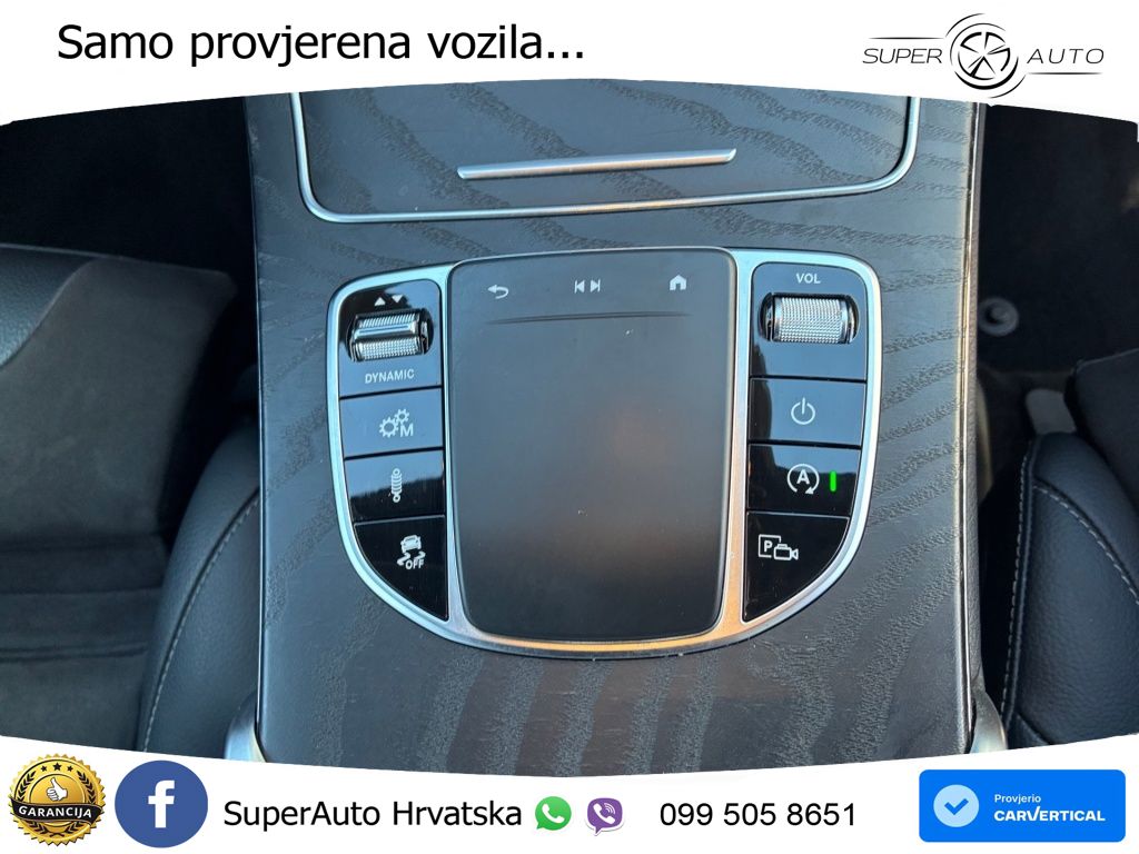 Mercedes GLC Coupe AMG 63 S V8 (510 KS) 4MATIC+ MCT ZRAČNI+ACC+GR SJED+KAM