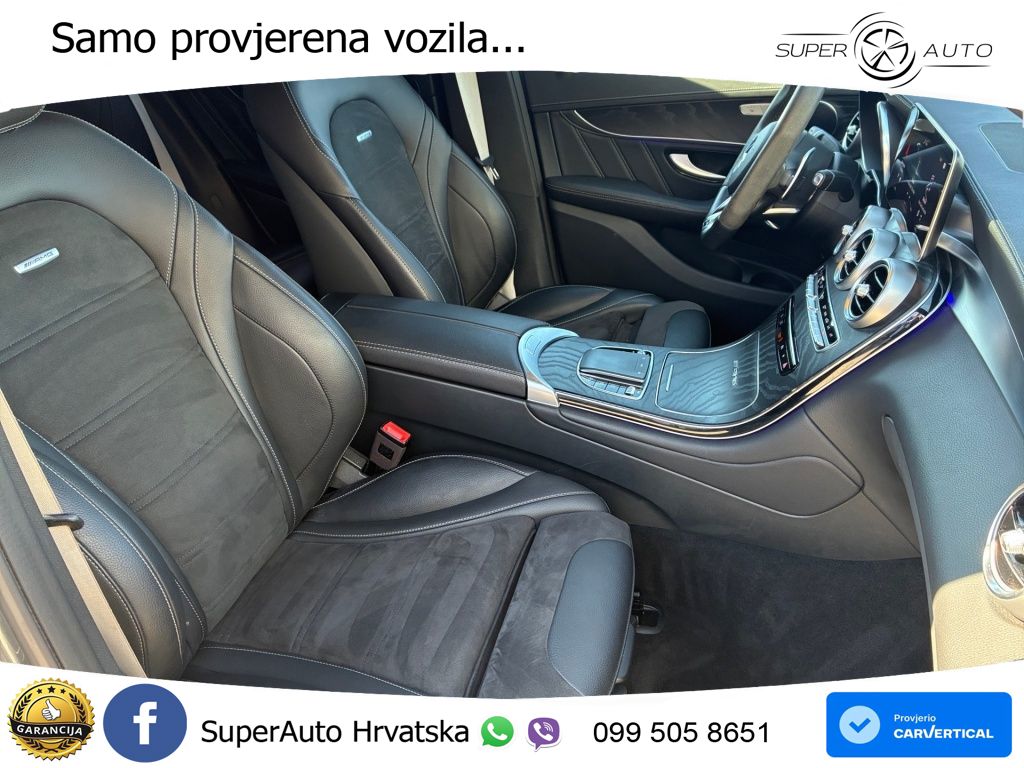 Mercedes GLC Coupe AMG 63 S V8 (510 KS) 4MATIC+ MCT ZRAČNI+ACC+GR SJED+KAM