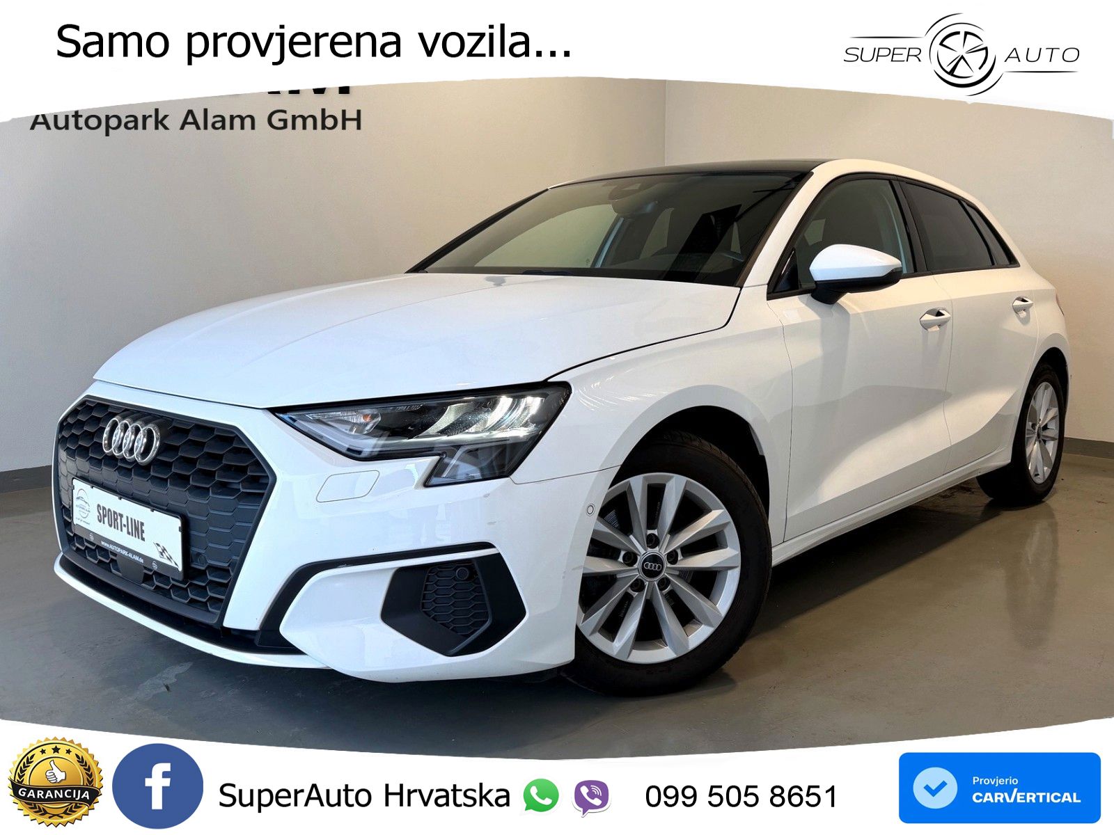 Audi A3 35 TDI (150 KS) S tronic LED+GR SJED+ACC