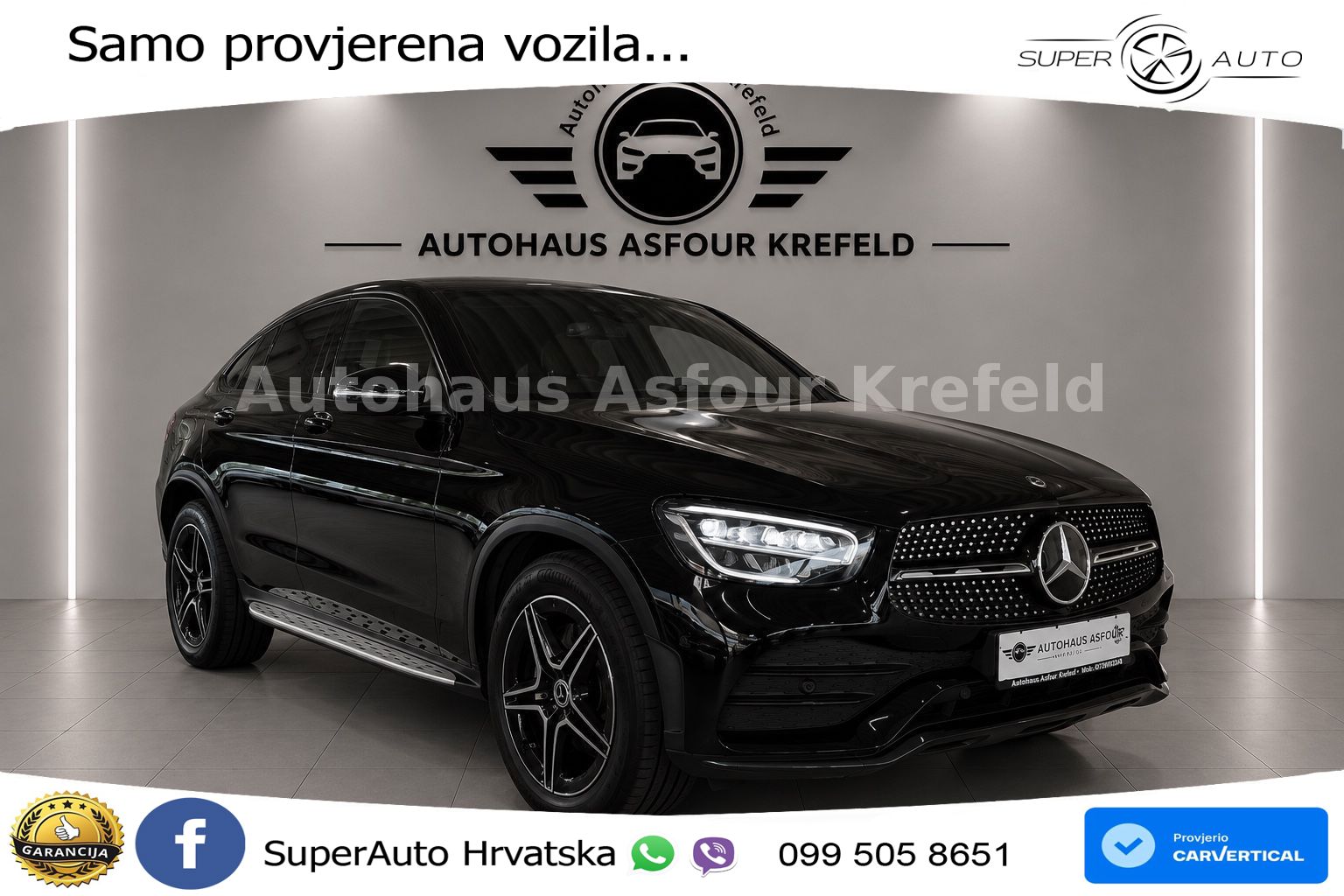 Mercedes GLC Coupe 220d (194 KS) 4MATIC G-TRONIC AMG LED+GR SJED+ACC