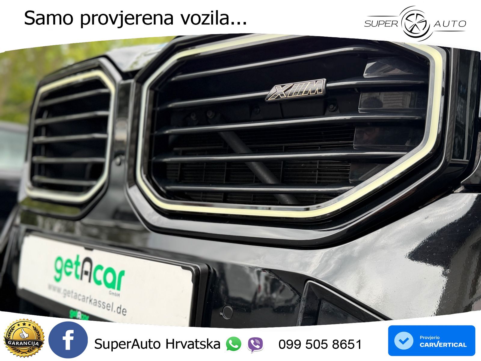 BMW XM 4.4 V8 (653 KS) xDrive Steptronic ACC+HEAD+4xGR SJED+360+PANO