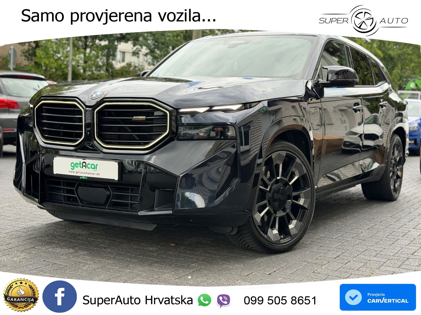BMW XM 4.4 V8 (653 KS) xDrive Steptronic ACC+HEAD+4xGR SJED+360+PANO