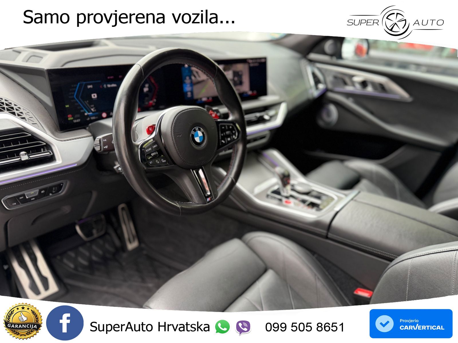 BMW XM 4.4 V8 (653 KS) xDrive Steptronic ACC+HEAD+4xGR SJED+360+PANO