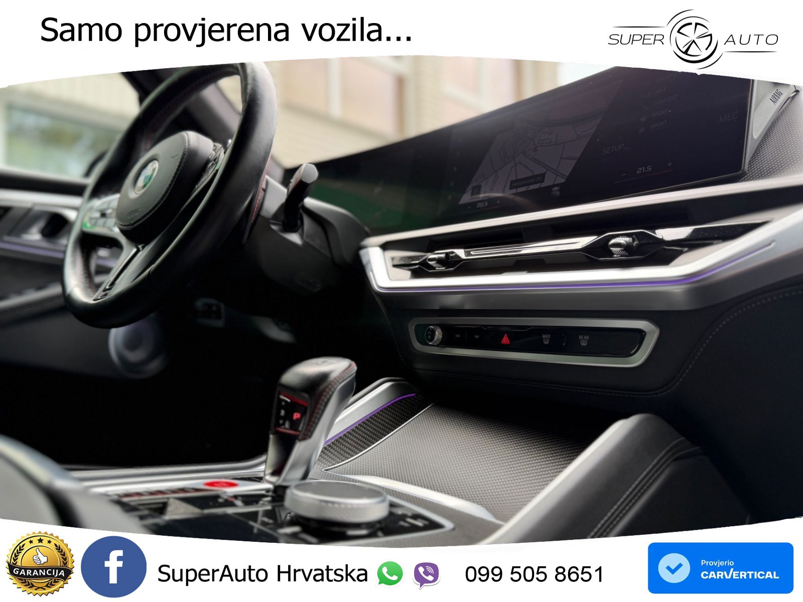 BMW XM 4.4 V8 (653 KS) xDrive Steptronic ACC+HEAD+4xGR SJED+360+PANO