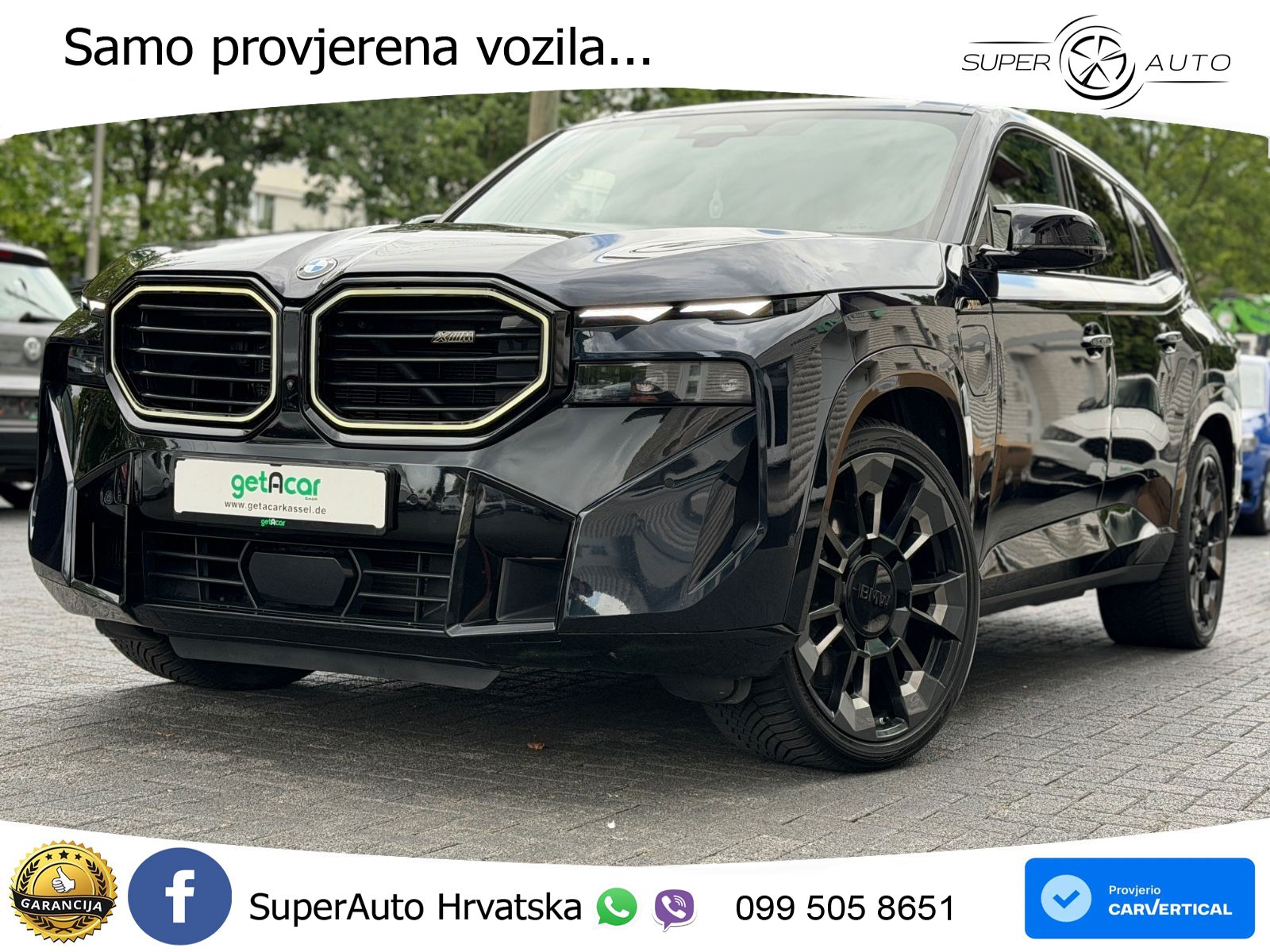 BMW XM 4.4 V8 (653 KS) xDrive Steptronic ACC+HEAD+4xGR SJED+360+PANO