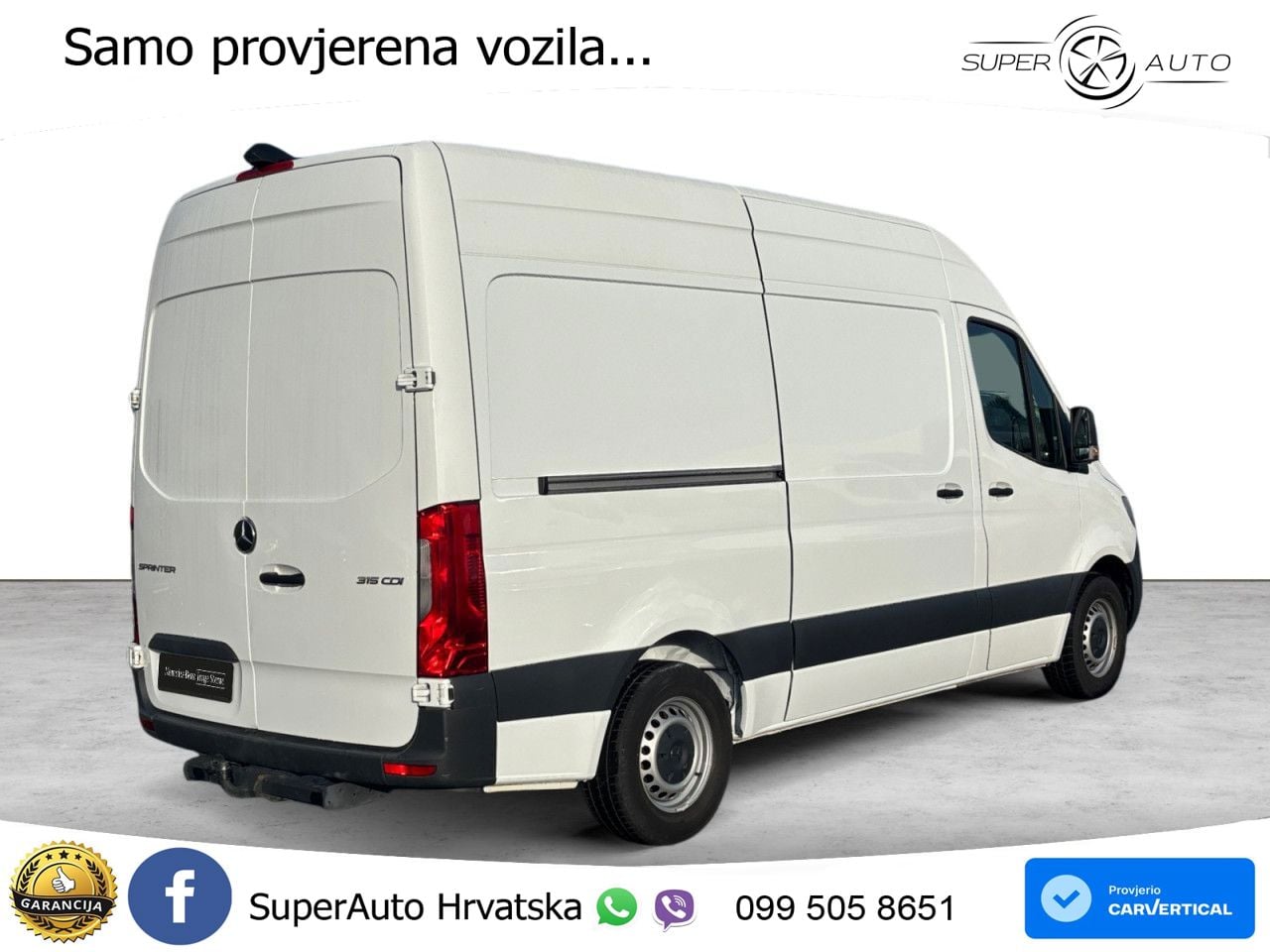 Mercedes-Benz Sprinter 315 CDI KA Hoch AHK+9G+Klima+Navi+MBUX 150 KS