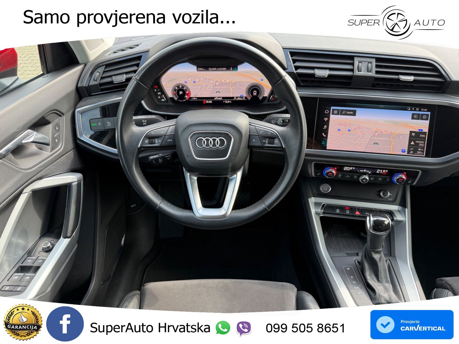 Audi Q3 40 TDI (190 KS) quattro S tronic S line LED+GR SJED+ACC