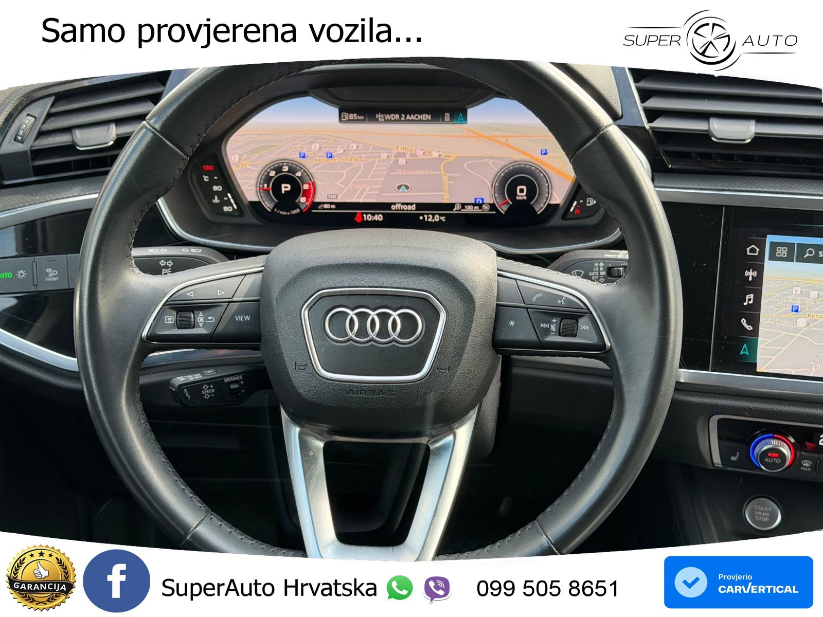 Audi Q3 40 TDI (190 KS) quattro S tronic S line LED+GR SJED+ACC