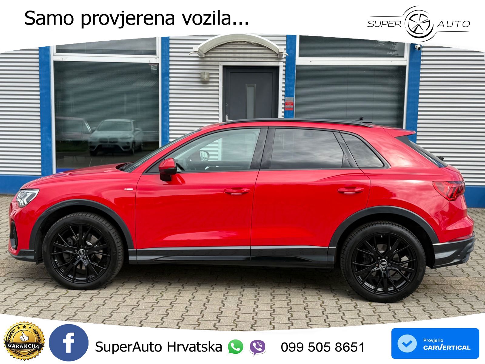 Audi Q3 40 TDI (190 KS) quattro S tronic S line LED+GR SJED+ACC