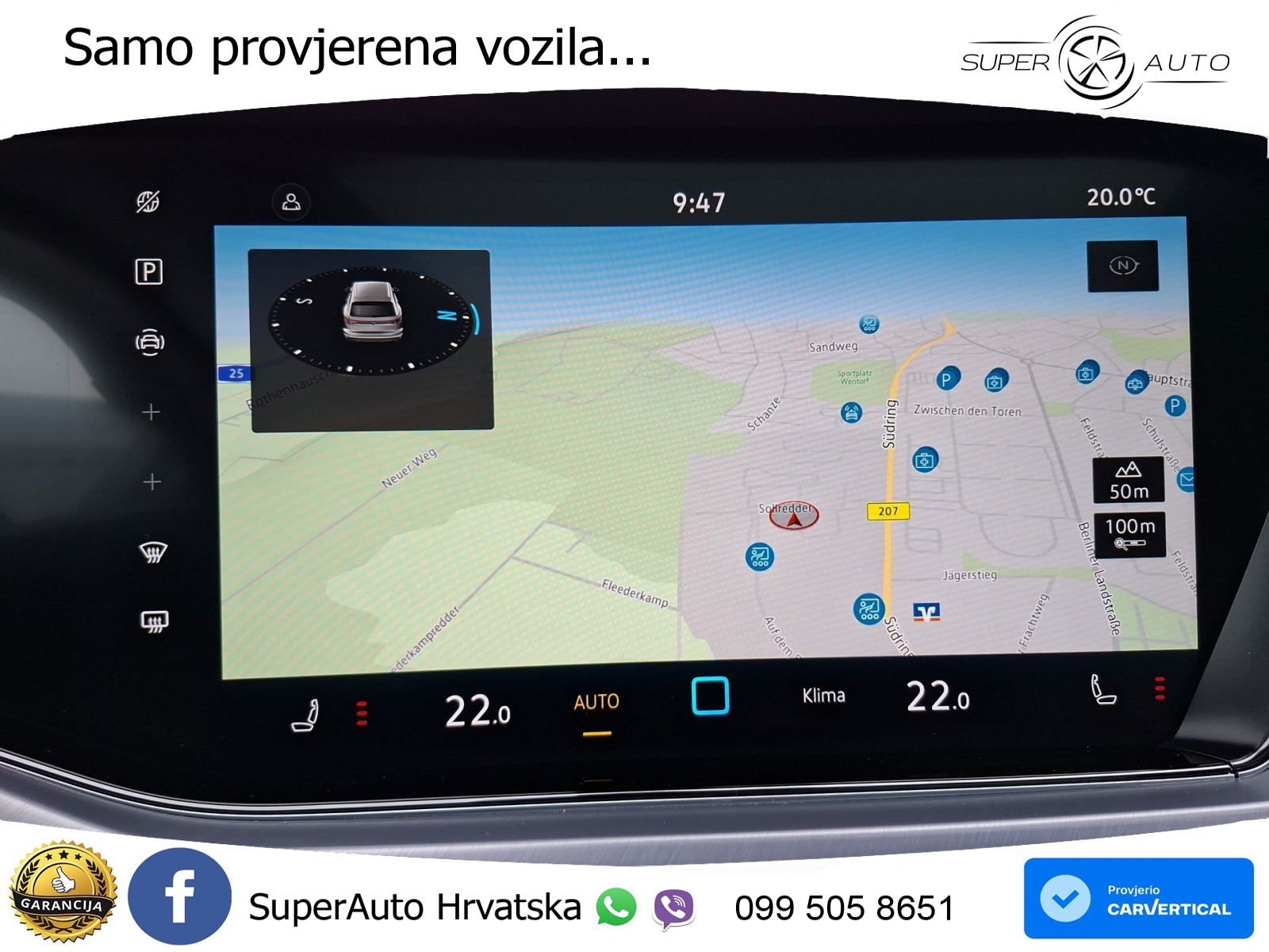 Volkswagen Touareg 3.0 V6 TDI (286 KS) 4MOTION Tiptronic ZRAČNI+ACC+GR SJED+KAM+PANO