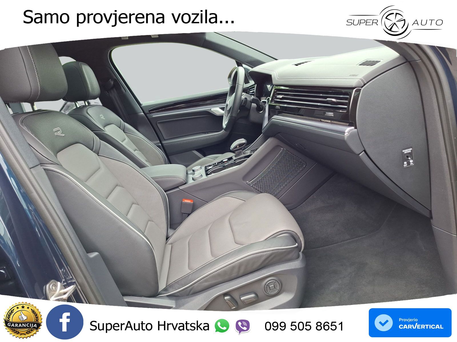 Volkswagen Touareg 3.0 V6 TDI (286 KS) 4MOTION Tiptronic ZRAČNI+ACC+GR SJED+KAM+PANO