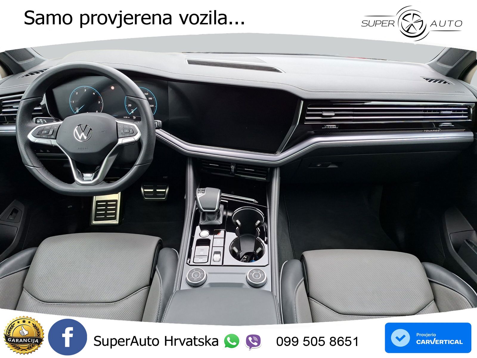 Volkswagen Touareg 3.0 V6 TDI (286 KS) 4MOTION Tiptronic ZRAČNI+ACC+GR SJED+KAM+PANO