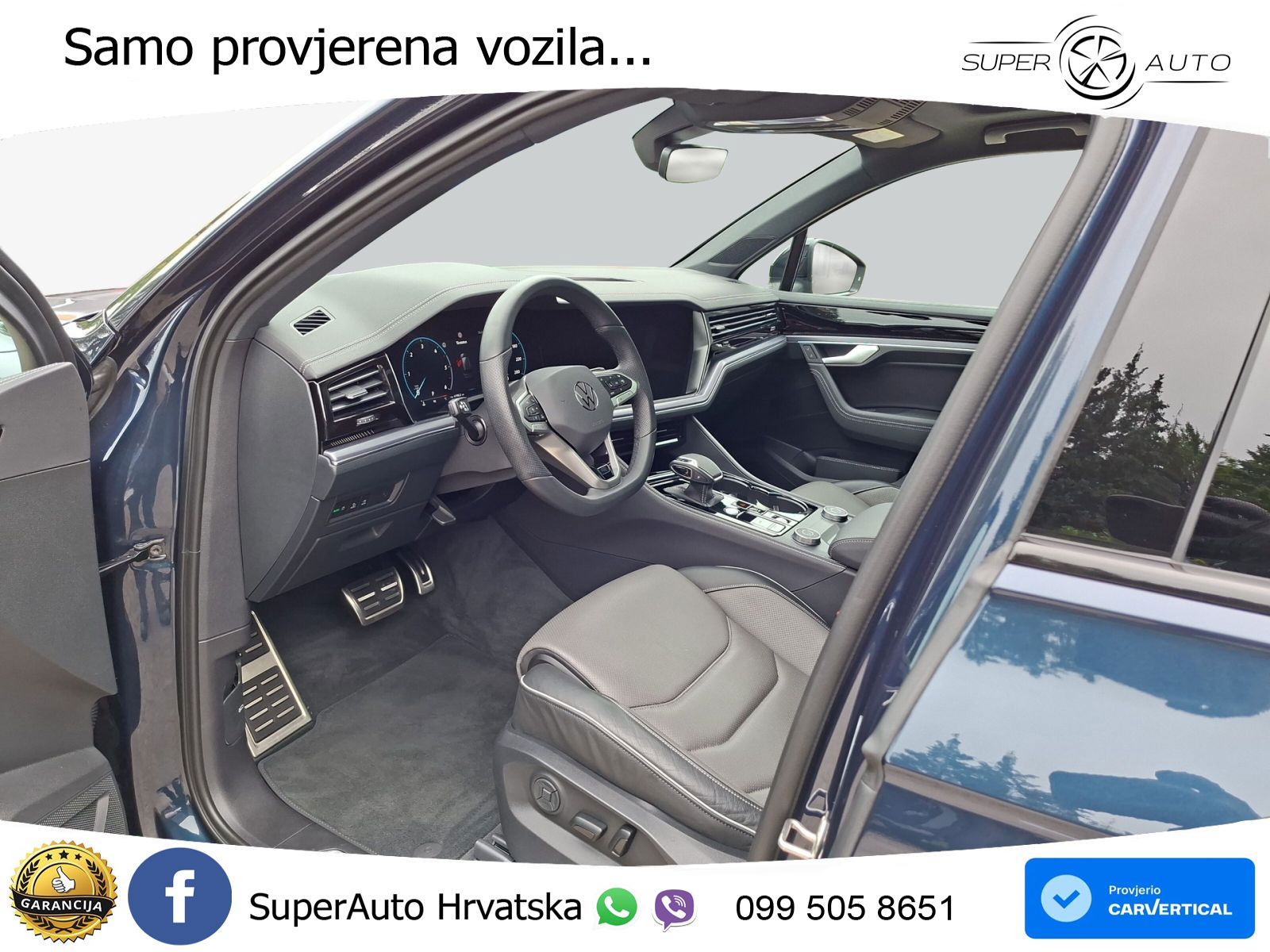 Volkswagen Touareg 3.0 V6 TDI (286 KS) 4MOTION Tiptronic ZRAČNI+ACC+GR SJED+KAM+PANO