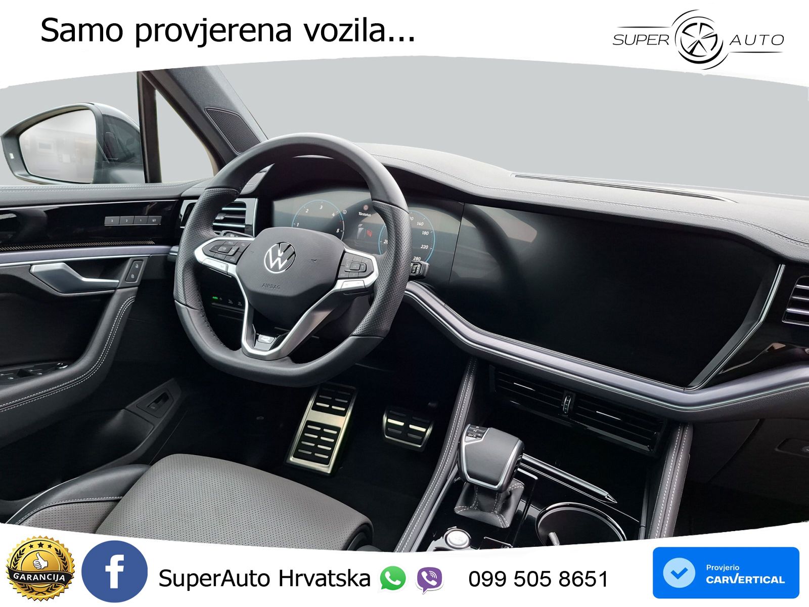 Volkswagen Touareg 3.0 V6 TDI (286 KS) 4MOTION Tiptronic ZRAČNI+ACC+GR SJED+KAM+PANO